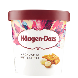 HÄAGEN DAZS NOIX DE MACADAMIA CARAMELISÉES  400g