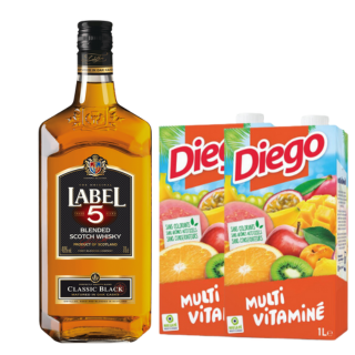 LABEL 5 0,70L  & (2) DEUX DIEGO MULTIVITAMINE 1L