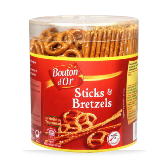 STICKS & BRETZELS BOUTON D'OR 300g